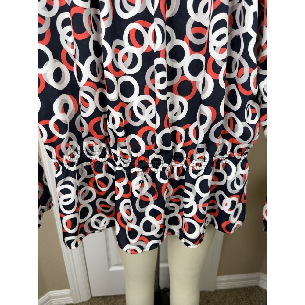 Ellen Tracy Women Size L Retro Blouse Office Professional - Picture 8 of 11